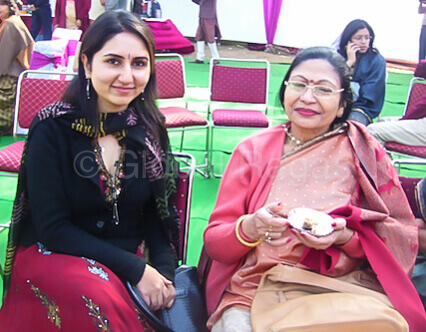 Chetna Sehgal With Padmashri Vidushi Sumitra Guha